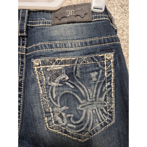 Baggy MissMe Jeans Womens Mid-Rise Easy Boot STYLE Y2K 2000's Size 32 - Picture 8 of 8